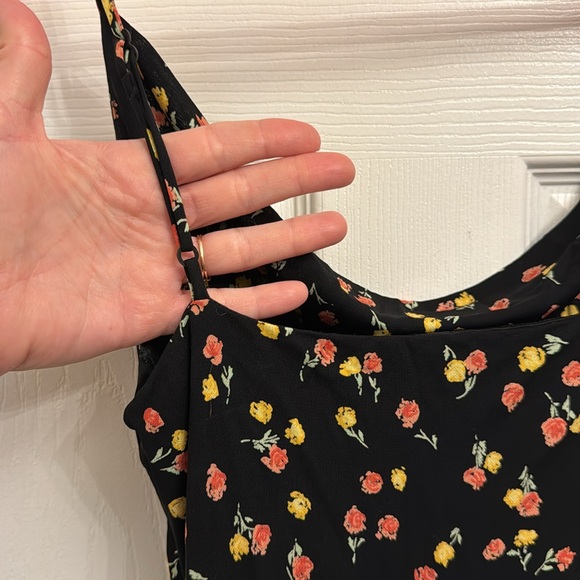 Bebe size medium black & floral midi/maxi dress 🌼🌸 - Picture 2 of 6